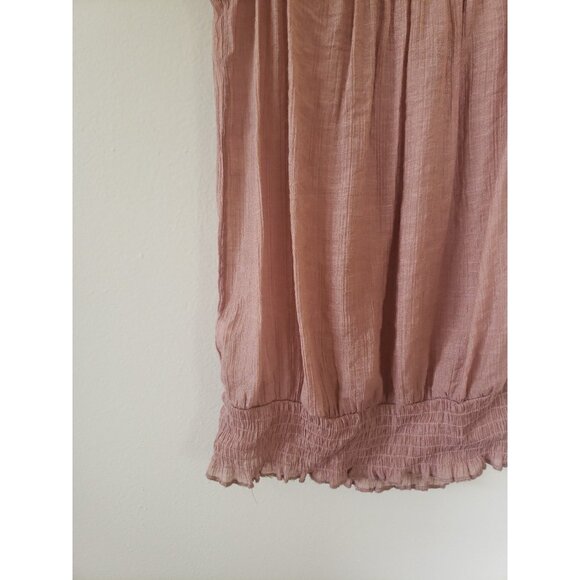 Mine Womens Top Cami Tank Lace Gauzy Whimsygoth Romantic Y2k Vintage  S - Picture 10 of 13